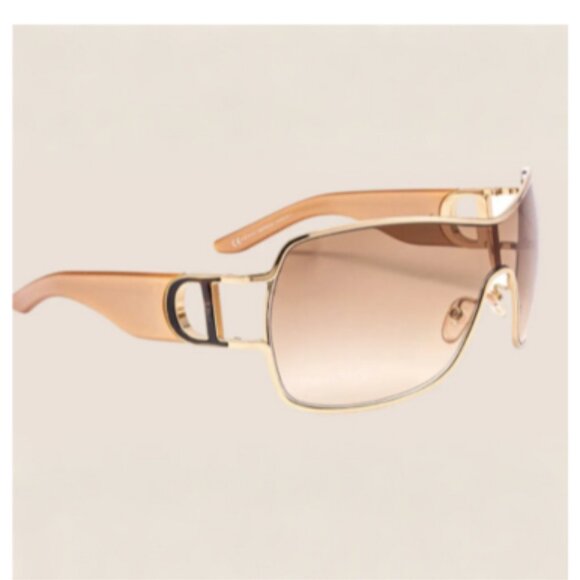 Dior Gold & Brown Gradient Wrap-Around Lens - PRECOLL 1 Sunglasses - Never Worn - Picture 2 of 13